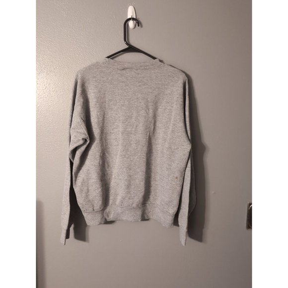 Volunteer Knit Apparel Gray Sweatshirt Vintage Size M Wolves Native American - Picture 6 of 8